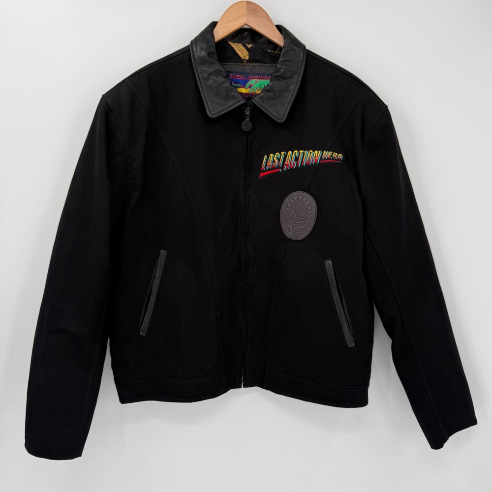 Vintage Tony Nowak Last Action Hero Jacket 1993 Film Crew USA Men‎ Large